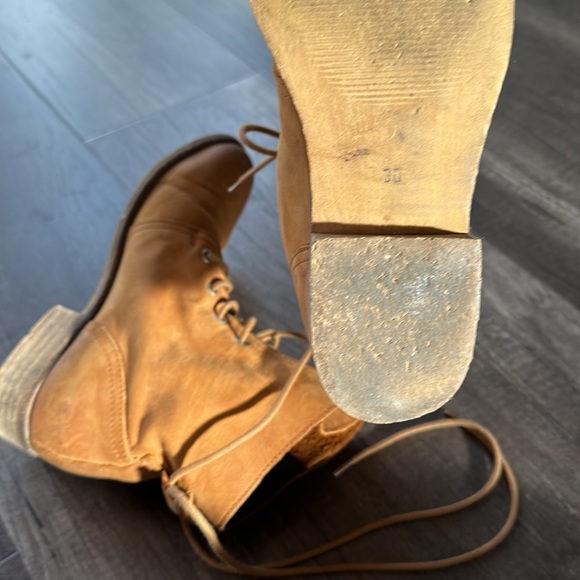 Hibou Frocata brown lace up boots size 36 - Picture 10 of 11